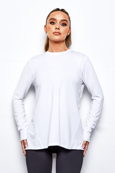 LIYBOD Kendell Long Sleeve Top - White
