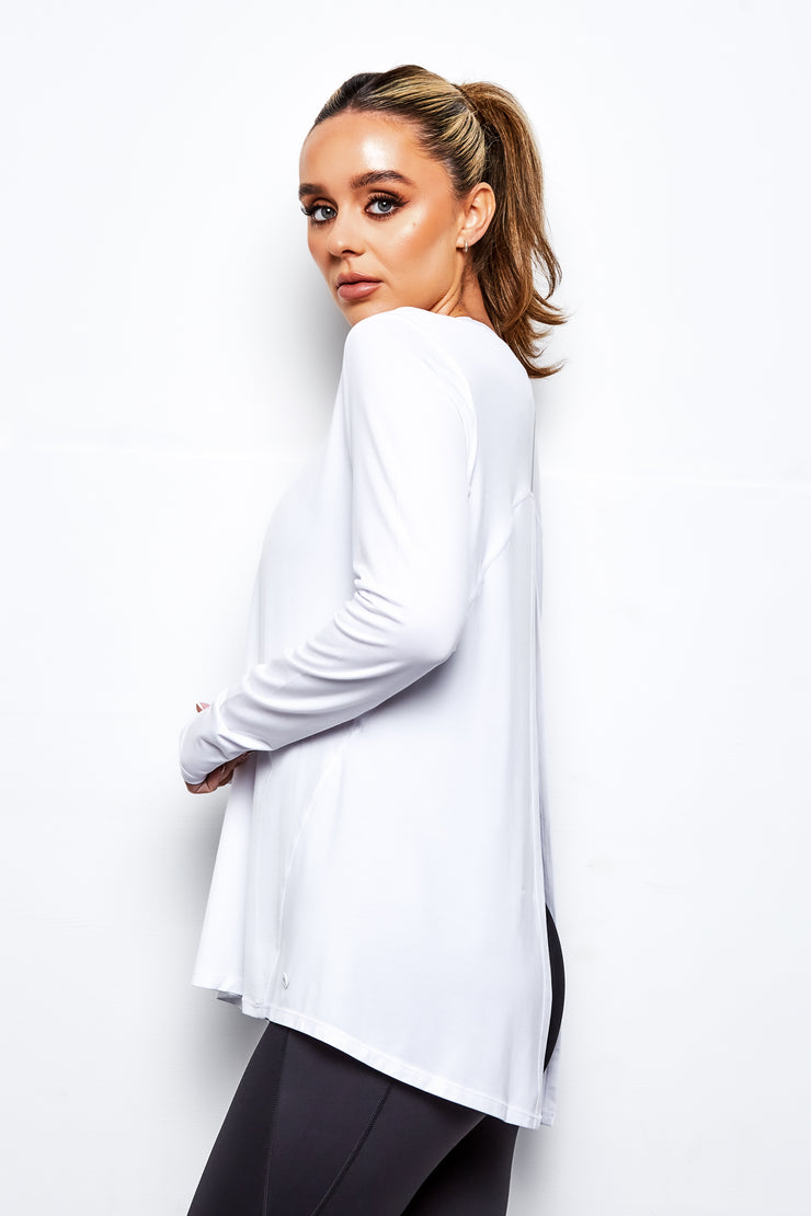 LILYBOD Kendell Long Sleeve Top - White